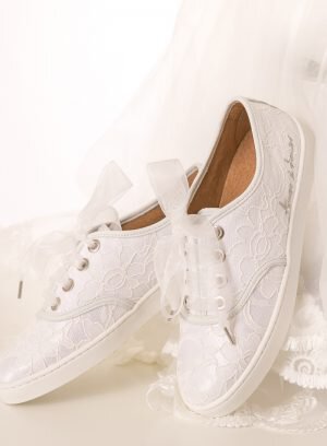 Ténis Branco de Noiva