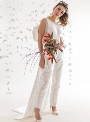 Macacão em Mikado de Noiva