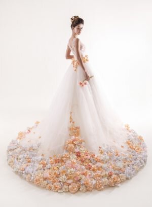 Vestido de Noiva com Corpete